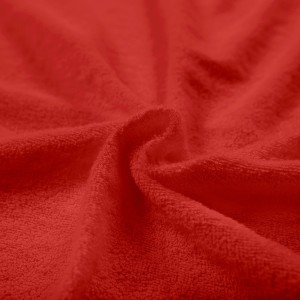 Prześcieradło bawełniane z gumką Frotte Dream 220x200 Czerwony