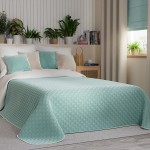 Narzuta na łóżko Velvi 220x240 Miętowy