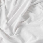 Prześcieradło bawełniane z gumką 220x200 Jersey Dreamy Premium Biały