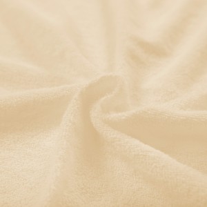 Prześcieradło bawełniane z gumką Frotte Dream 120x200 Jasny Beżowy