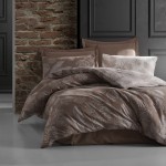 Pościel COTTONLOVE JACQUARD 160x200 Bahama Brown