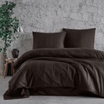 Pościel Satyna bawełniana EXCLUSIVE 100% bawełna 160x200 Capital anthracite