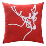 Poszewka świąteczna X-MAS 45x45 Reindeer