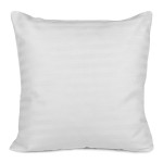 Poszewka z satyny bawełnianej CIZGILI 100% bawełna 40x40 White