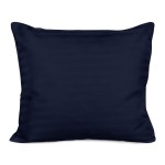 Poszewka satyna bawełniana CIZGILI 100% bawełna 50x60 Navy blue