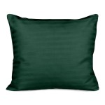 Poszewka z satyny bawełnianej CIZGILI 100% bawełna 50x60 Dark green