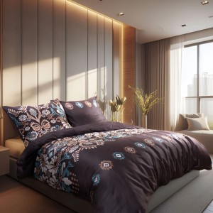 Pościel Satyna bawełniana EXCLUSIVE 100% bawełna 220x200 Isola