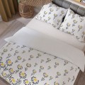 Pościel satyna bawełniana HOME SWEET HOME 100% bawełna 220x200 Bellis