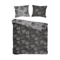 Pościel COTTONLOVE JACQUARD 100% bawełna 220x200 FLory Dark Grey