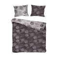 Pościel COTTONLOVE JACQUARD 100% bawełna 160x200 Flory Anthracite