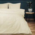 Pościel satyna bawełniana KREM 155/200x220