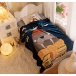 Mięciutki koc dziecięcy TINY TREASURES 100x140 Morsujący Adam