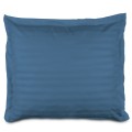 Poszewka Satyna bambusowo-bawełniana 70x80 Cornflower stripe