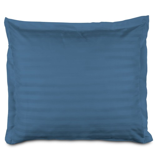 Poszewka Satyna bambusowo-bawełniana 70x80 Cornflower stripe