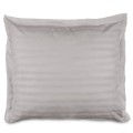 Poszewka Satyna bambusowo-bawełniana 70x80 Grey stripe