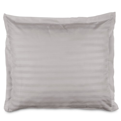 Poszewka Satyna bambusowo-bawełniana 70x80 Grey stripe