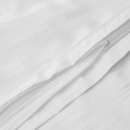 Poszewka Satyna bambusowo-bawełniana 70x80 White stripe