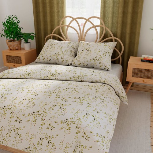 Pościel satyna bawełniana HOME SWEET HOME 100% bawełna 220x200 ORLINA