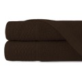 Komplet ręczników SOLANO 2x50x90+2x70x140 Bawełna 100% Ecru + Ciemny Brąz