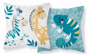 Poszewka na jaśka MAYA MOO 40x40 Wesołe zoo I.