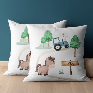 Poszewka na jaśka MAYA MOO 40x40 Wesoła farma III.