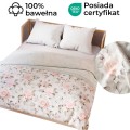 Pościel satyna bawełniana HOME SWEET HOME 100% bawełna 220x200 Rosalina