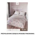 Pościel satyna bawełniana HOME SWEET HOME 100% bawełna 220x200 Rosalina