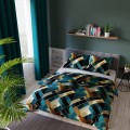 Pościel satyna bawełniana HOME SWEET HOME 100% bawełna 220x200 Rubik