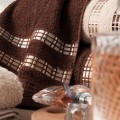 Ręcznik bawełniany LUXURY 70x140 Brązowy