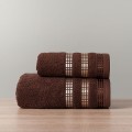 Ręcznik bawełniany LUXURY 70x140 Brązowy
