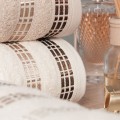 Ręcznik bawełniany LUXURY 70x140 Kremowy