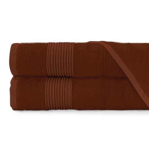 Ręcznik bawełniany Bamboo Moreno 70x140 Czekolada