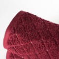 Ręcznik bawełniany OLIWIER 70x140 Burgundowy