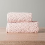 Ręcznik bawełniany OLIWIER 70x140 Pudrowy róż
