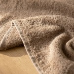 Ręcznik bawełniany Harry 70x140 Ciemny Beżowy