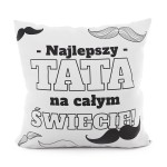 Poszewka dekoracyjna VELVET 40x40 Najlepszy Tata