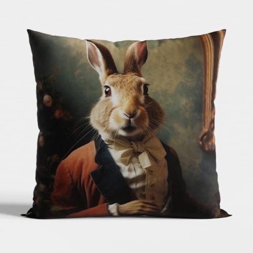 Poszewka dekoracyjna VELVET 40x40 Królik Eryk