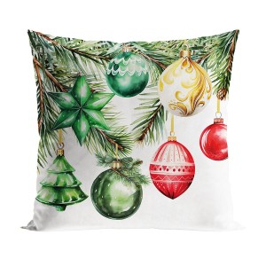 Poszewka dekoracyjna VELVET 40x40 Bombki