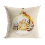 Poszewka dekoracyjna VELVET 40x40 Złota bombka