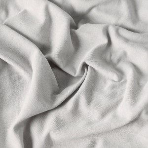 Prześcieradło bawełniane z gumką 160x200 Jersey Dreamy Premium Jasny Szary