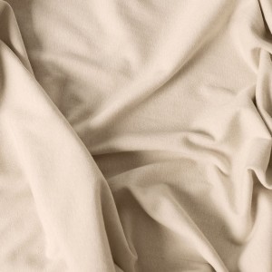 Prześcieradło bawełniane z gumką 180x200 Jersey Dreamy Premium Beżowy