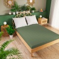 Prześcieradło jersey z gumką 180x200 Dreamy Premium Szarozielony