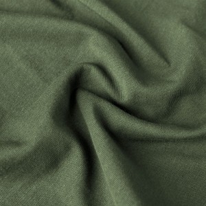 Prześcieradło bawełniane z gumką 220x200 Jersey Dreamy Premium Szary Zielony