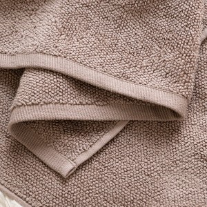 Ręcznik bawełniany Leon 50x90 Ciepły Brązowy