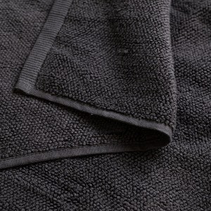 Ręcznik bawełniany Leon 50x90 Czarny