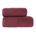Ręcznik bawełniany NEPTUN 50x90 Burgundowy