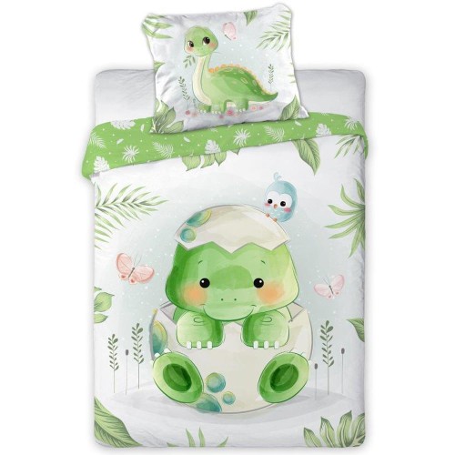 Pościel dziecięca bawełna 100x135 Dinozaur