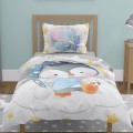 Pościel dziecięca bawełna 100x135 Pingwinek
