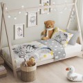 Pościel dziecięca bawełna 100x135 Zebra