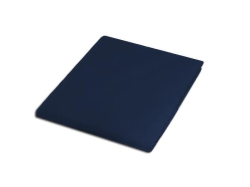 Prześcieradło Satyn Dream 160x220 bez gumki Ciemny granat